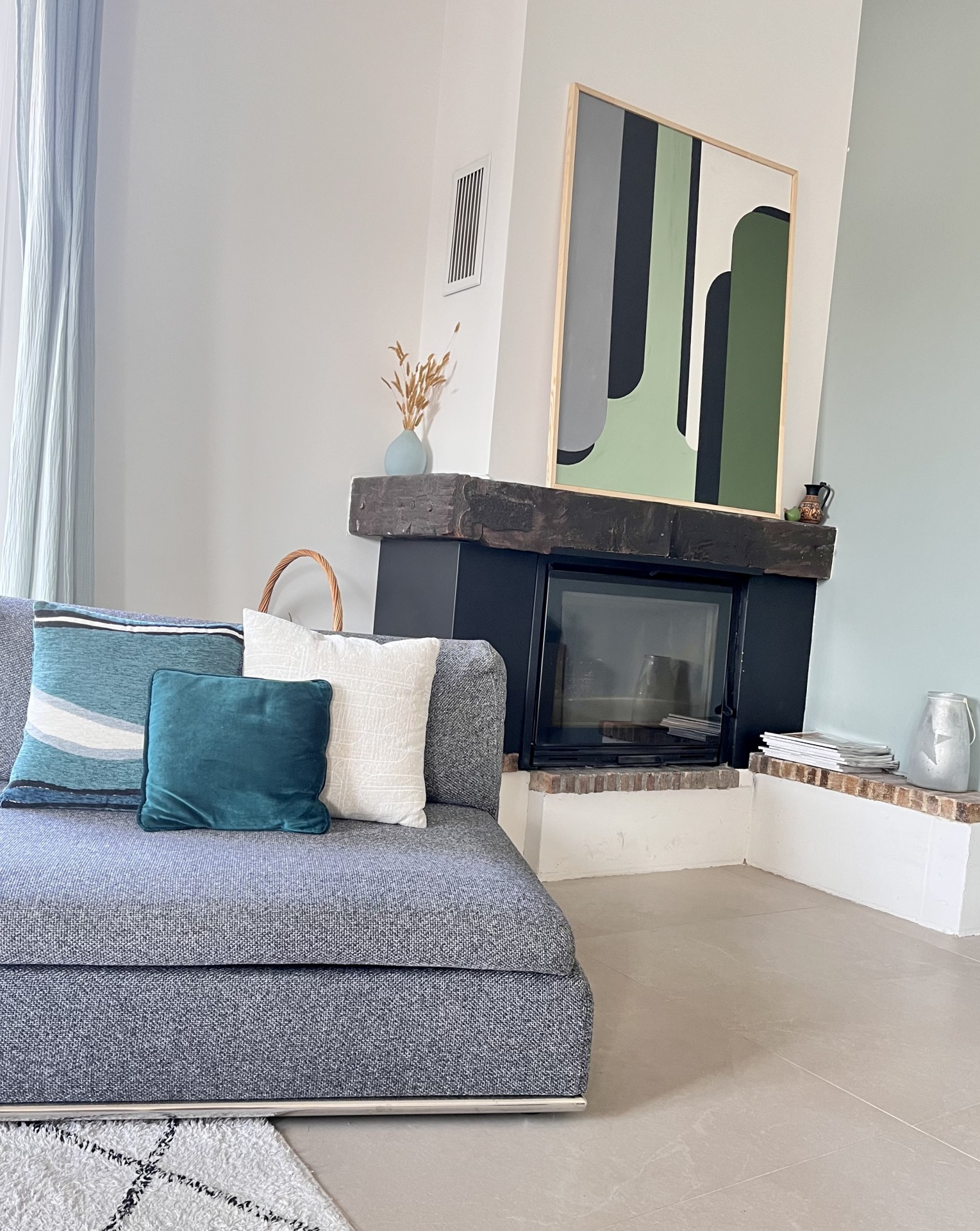 Cheminée après travaux